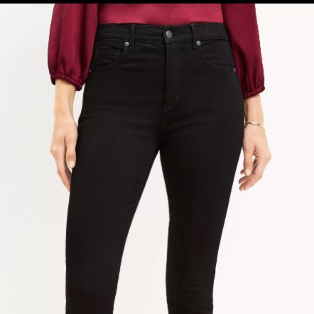 Loft Black Skinny Jeans